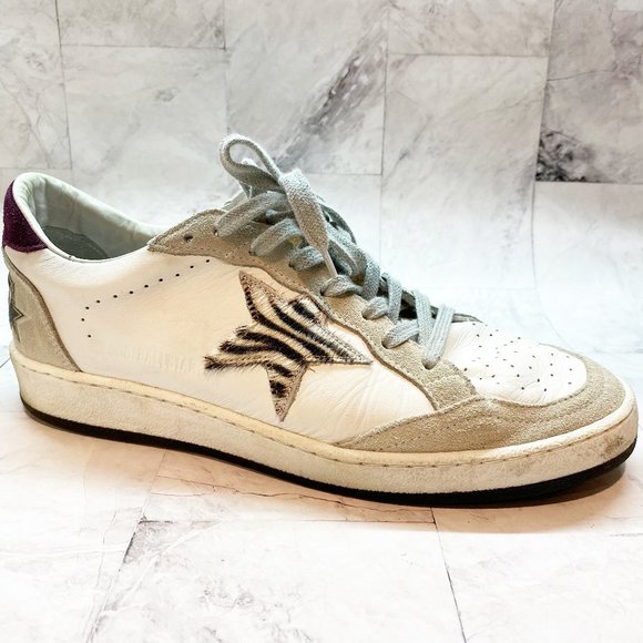 Golden Goose Shoes - Golden Goose Ballstar Low Top Leather Sneakers 39